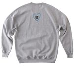 Be the Village, a Sport Grey Softstyle Crewneck Sweatshirt (back-view)
