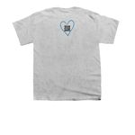Be the Village, a Sport Grey Youth Unisex Tee (back-view)