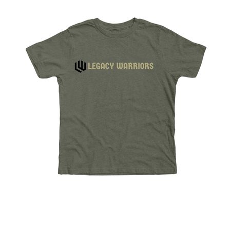 Tees - Green, a Heather Military Green Premium Youth Tee