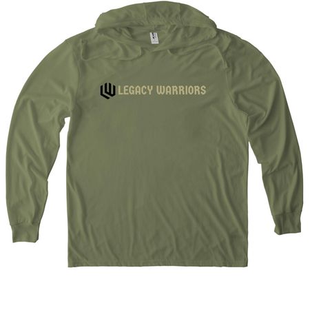 Tees - Green, a Olive You Green Allmade Eco Triblend Hoodie Tee