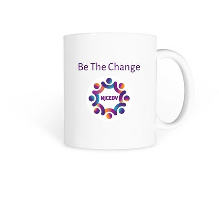 Be the Change, a White Coffee Mug