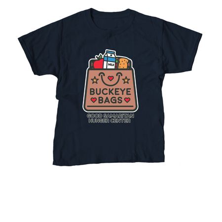 Good Samaritan Hunger Center, a Navy Youth Unisex Tee