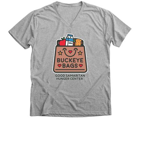 Good Samaritan Hunger Center, a Athletic Heather Premium V-Neck Tee
