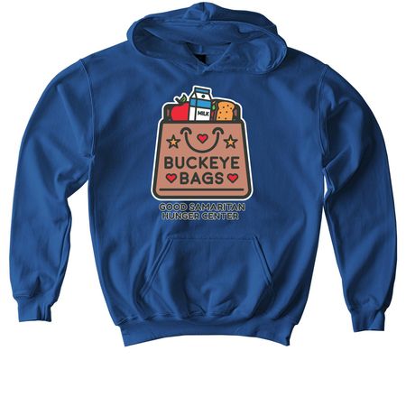 Good Samaritan Hunger Center, a Royal Softstyle Youth Pullover Hoodie
