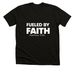 Fueled by Faith!, a Black Heather Premium Unisex Tee