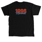 1996 Revival, a Black Classic Unisex Tee (back-view)