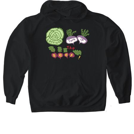 George Jones Farm Turnips the Beet!, a Black Gildan Softstyle Pullover Hoodie