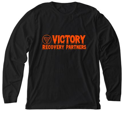 Sobriety Squad: Spooky Edition, a Solid Black Blend Premium Long Sleeve Tee
