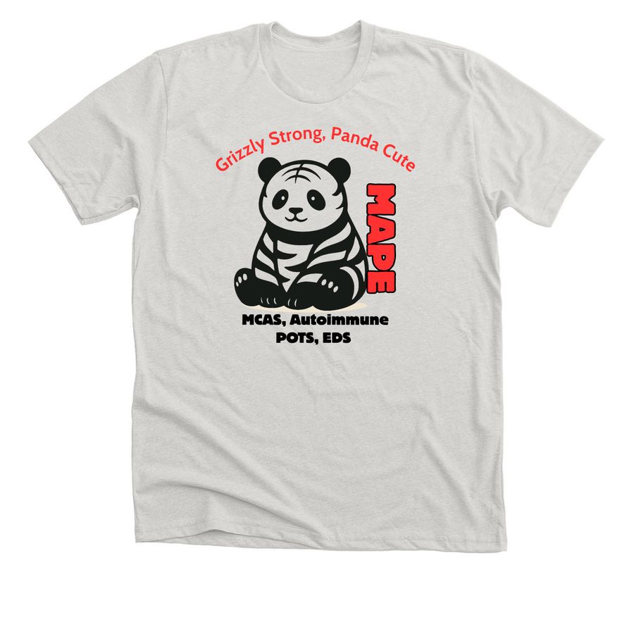 MAPE OFFICIAL MERCHANDISE, a Heather Cement Premium Unisex Tee