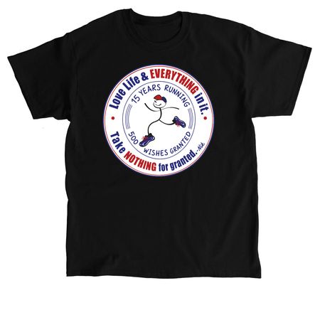 Celebrate 15 Years & 500 Wishes!&nbsp;, a Black Classic Unisex Tee