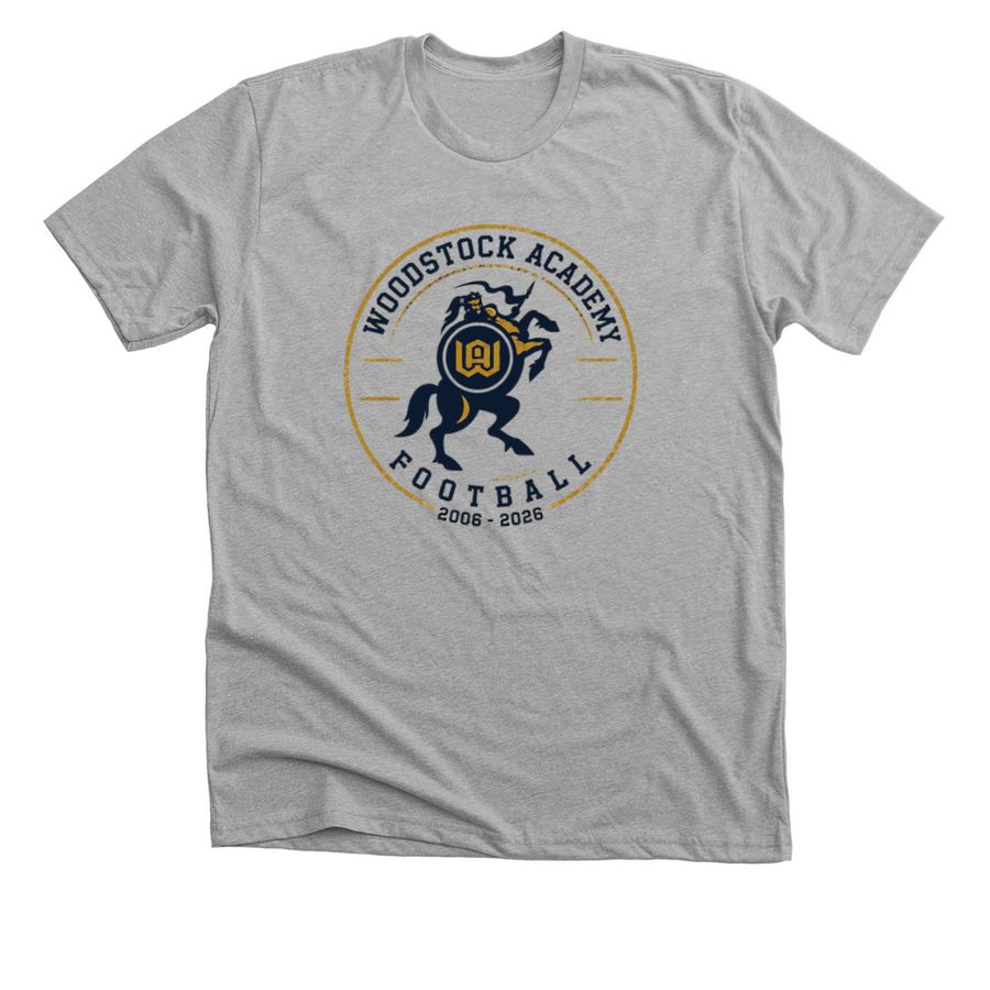 Old School 2, a Athletic Heather Premium Unisex Tee
