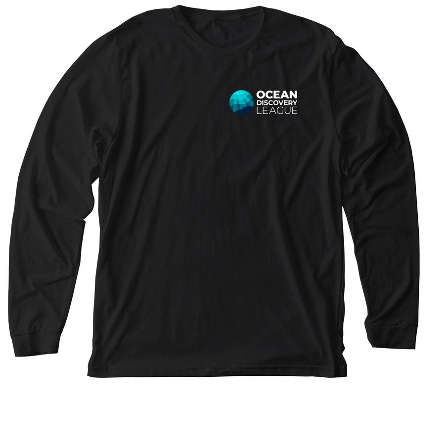 Long-Sleeve T-Shirts (Black, Side Logo), a Solid Black Blend Premium Long Sleeve Tee