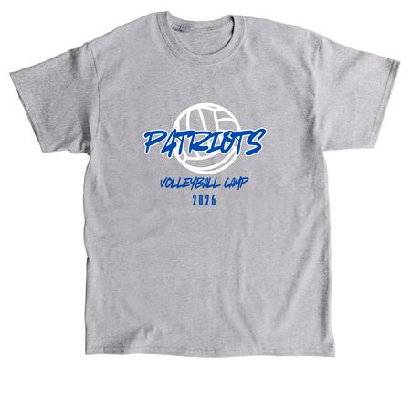 PATRIOTS VOLLEYBALL CAMP, a Sport Grey Classic Unisex Tee