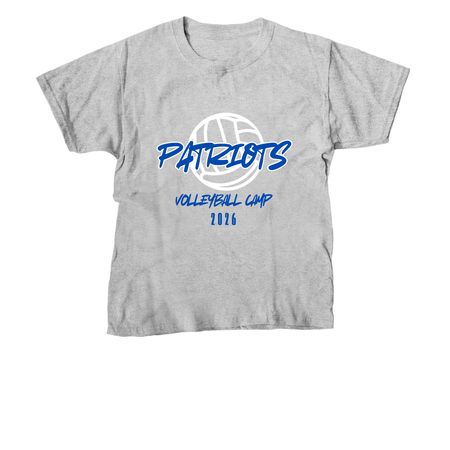 PATRIOTS VOLLEYBALL CAMP, a Sport Grey Youth Unisex Tee