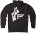 NORTHEAST REGIONAL K9, a Black Heavyweight Pullover Hoodie (back-view)