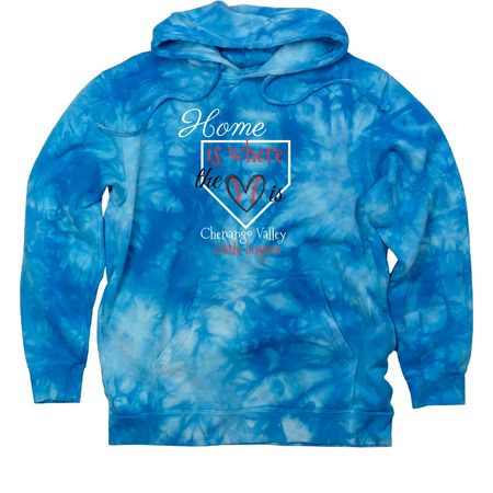 CVLL - Shirt Fundraiser - Home, a Aqua Blue Tie Dye Pullover Hoodie