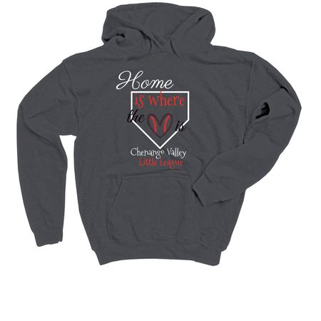 CVLL - Shirt Fundraiser - Home, a Charcoal Youth Pullover Hoodie