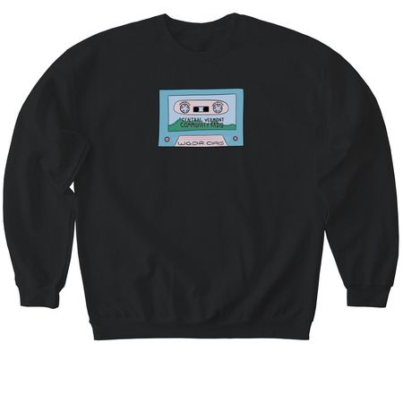 A CVCR Mixtape!, a Black Softstyle Crewneck Sweatshirt
