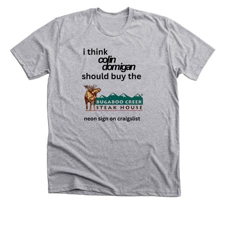 domigaboo, a Athletic Heather Premium Unisex Tee