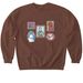 My Dog Is My Home Conference 2026 - Design C, a Cocoa Softstyle Crewneck Sweatshirt