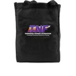 Awesome Nurse Tote, a Black Recycled Cotton Tote Bag (back-view)