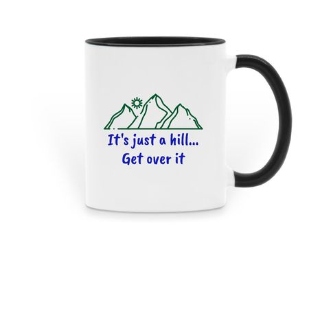 Drink up! Breakthrough T1D Ride, a Black Two-Tone Ceramic Mug