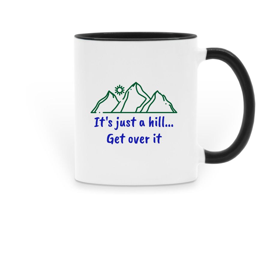 Drink up! Breakthrough T1D Ride, a Black Two-Tone Ceramic Mug