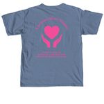A Servant?s Heart&nbsp;, a Blue Jean Comfort Colors Unisex Tee (back-view)