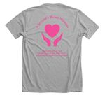 A Servant?s Heart&nbsp;, a Athletic Heather Premium Unisex Tee (back-view)