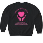 A Servant?s Heart&nbsp;, a Black Softstyle Crewneck Sweatshirt (back-view)