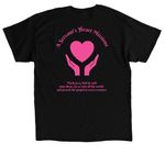 A Servant?s Heart&nbsp;, a Black Classic Unisex Tee (back-view)