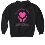 A Servant?s Heart&nbsp;, a Black Gildan Softstyle Pullover Hoodie (back-view)