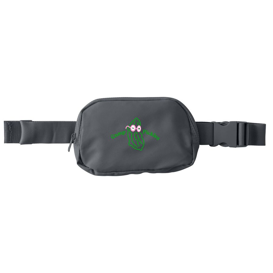 Camp Pickles, a Storm Grey Matte Hip Pack
