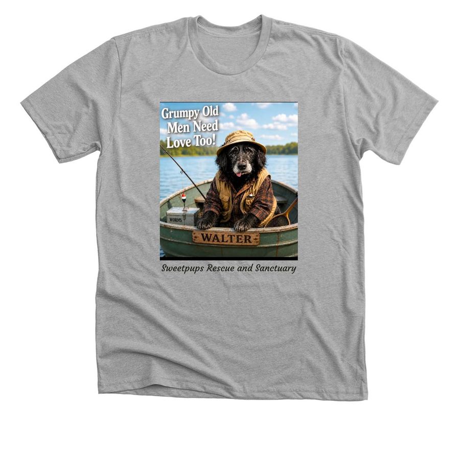 Because Walter Matters!, a Athletic Heather Premium Unisex Tee