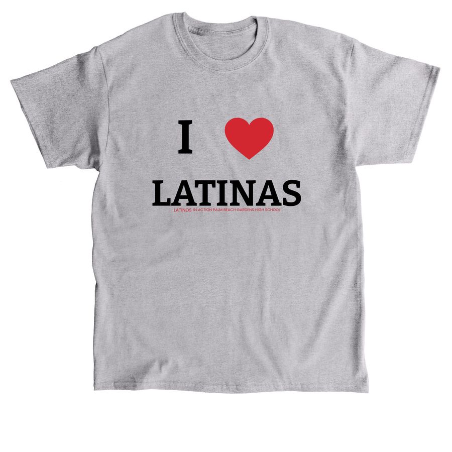 I Love Latinas - Latinos in Action, a Sport Grey Classic Unisex Tee