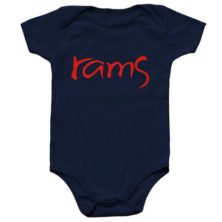 RAMS Baby Onesie, a Navy Infant Onesie