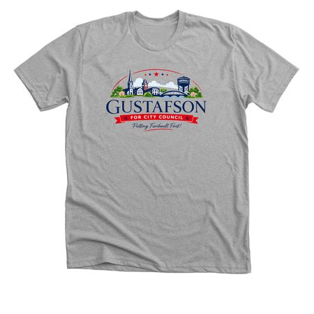 Faribault Forward, a Athletic Heather Premium Unisex Tee