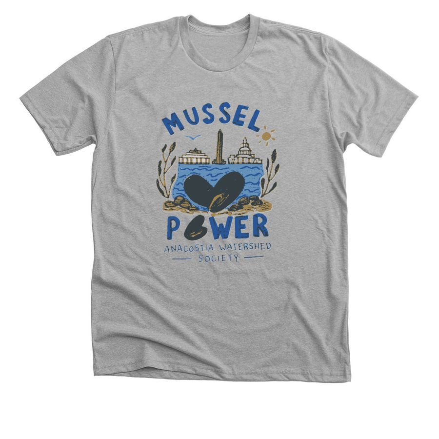 2026 MusselPower Student-designed shirt, a Athletic Heather Premium Unisex Tee