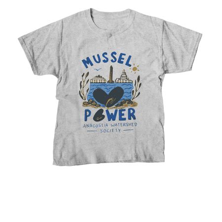 2026 MusselPower Student-designed shirt, a Sport Grey Youth Unisex Tee