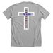 Mark's Fight Against Multiple Myeloma, a Athletic Heather Premium Unisex Tee (back-view)