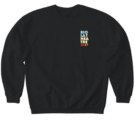 Biola Theatre 26-27 Season Goods, a Black Softstyle Crewneck Sweatshirt