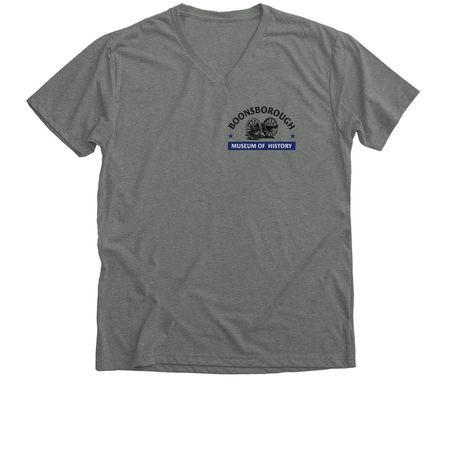 Boonsboro Built it First T-Shirt&nbsp;, a Deep Heather Premium V-Neck Tee