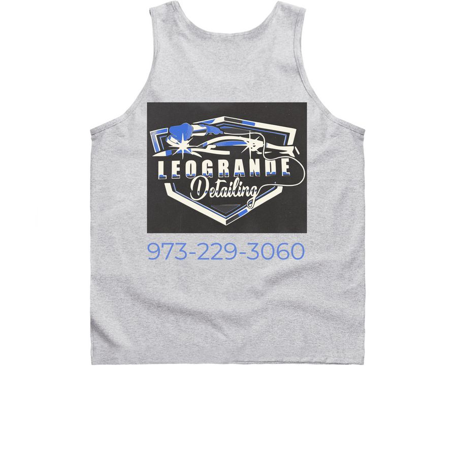 LeoGrande Detailing Merch, a Sport Grey Classic Unisex Tank Top (back-view)