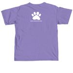 Dog of the Day - Classic, a Violet Comfort Colors Unisex Tee (back-view)