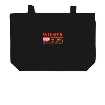 Tote Bags, a Black Large Organic Cotton Tote Bag