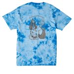 Insulin not included&nbsp;, a Sky Blue Crystal Tie Dye Tee (back-view)