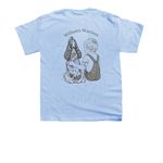 Insulin not included&nbsp;, a Light Blue Youth Unisex Tee (back-view)