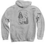 Insulin not included&nbsp;, a Sport Grey Pullover Hoodie (back-view)