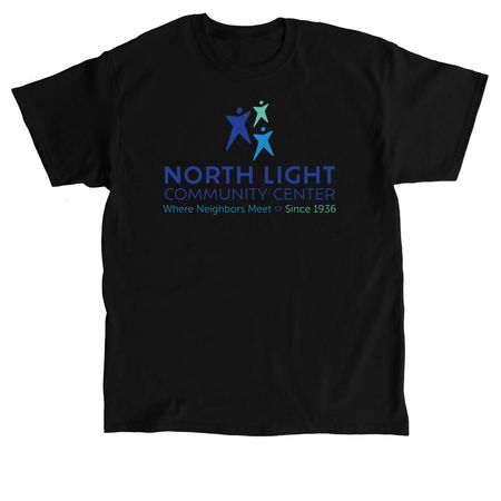 North Light Tee - Multicolor Logo, a Black Classic Unisex Tee