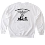 JBLM Dental Health Activity Unit Shirts&nbsp;, a White Softstyle Crewneck Sweatshirt (back-view)